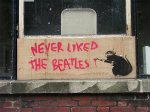 Gaffiti de Banksy en Liverpool